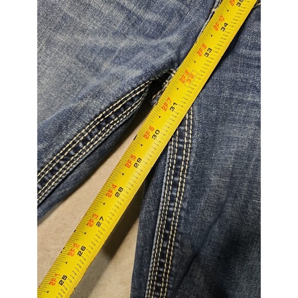 ReRock Express Jeans Womens 8 Boot Cut Flare Stretch Zipper 5 Pocket Y2K 32x32 - Picture 8 of 12